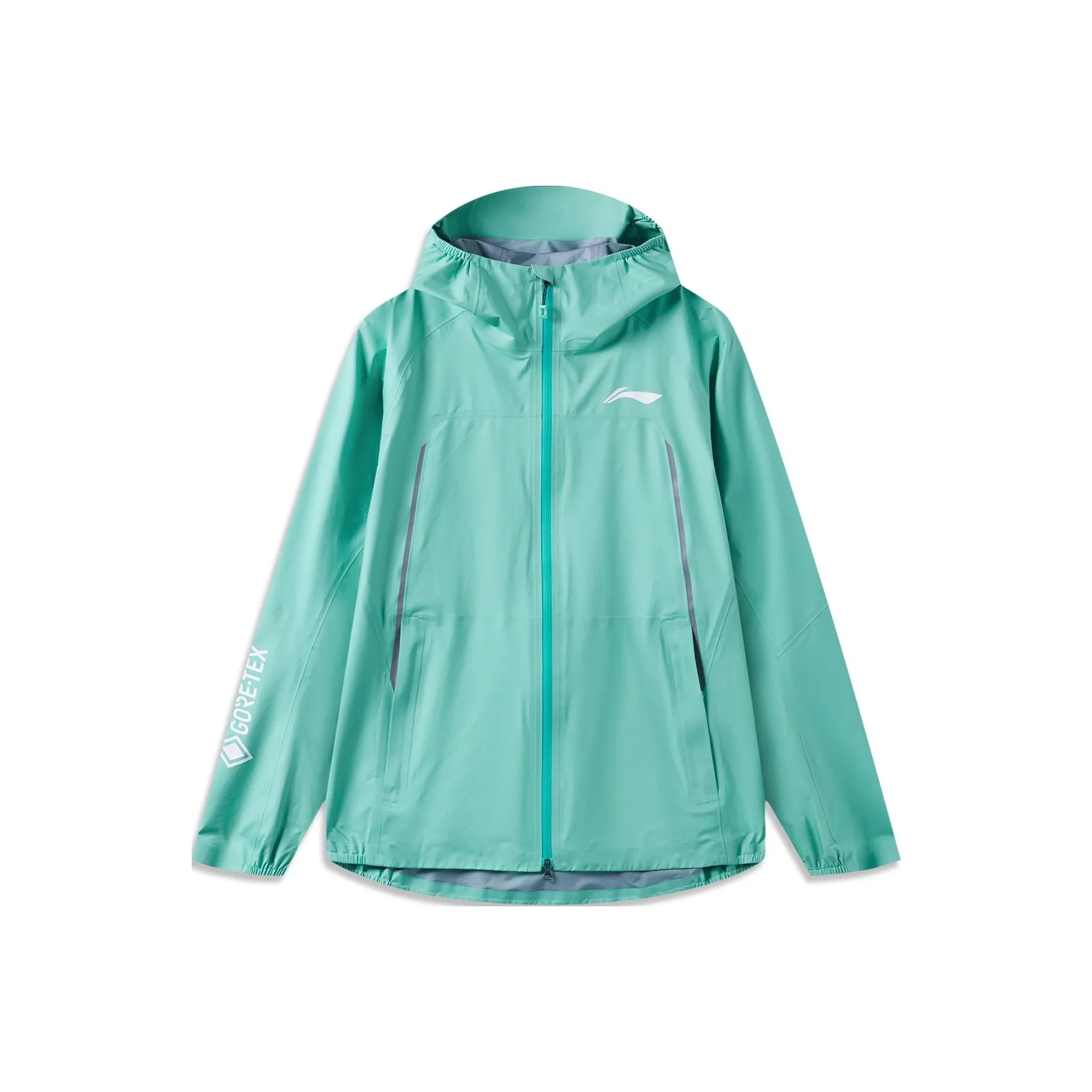 LiNing Running Collection Water Resistant Windproof Breathable Windbreaker Jacket Unisex Pearl Emerald Green