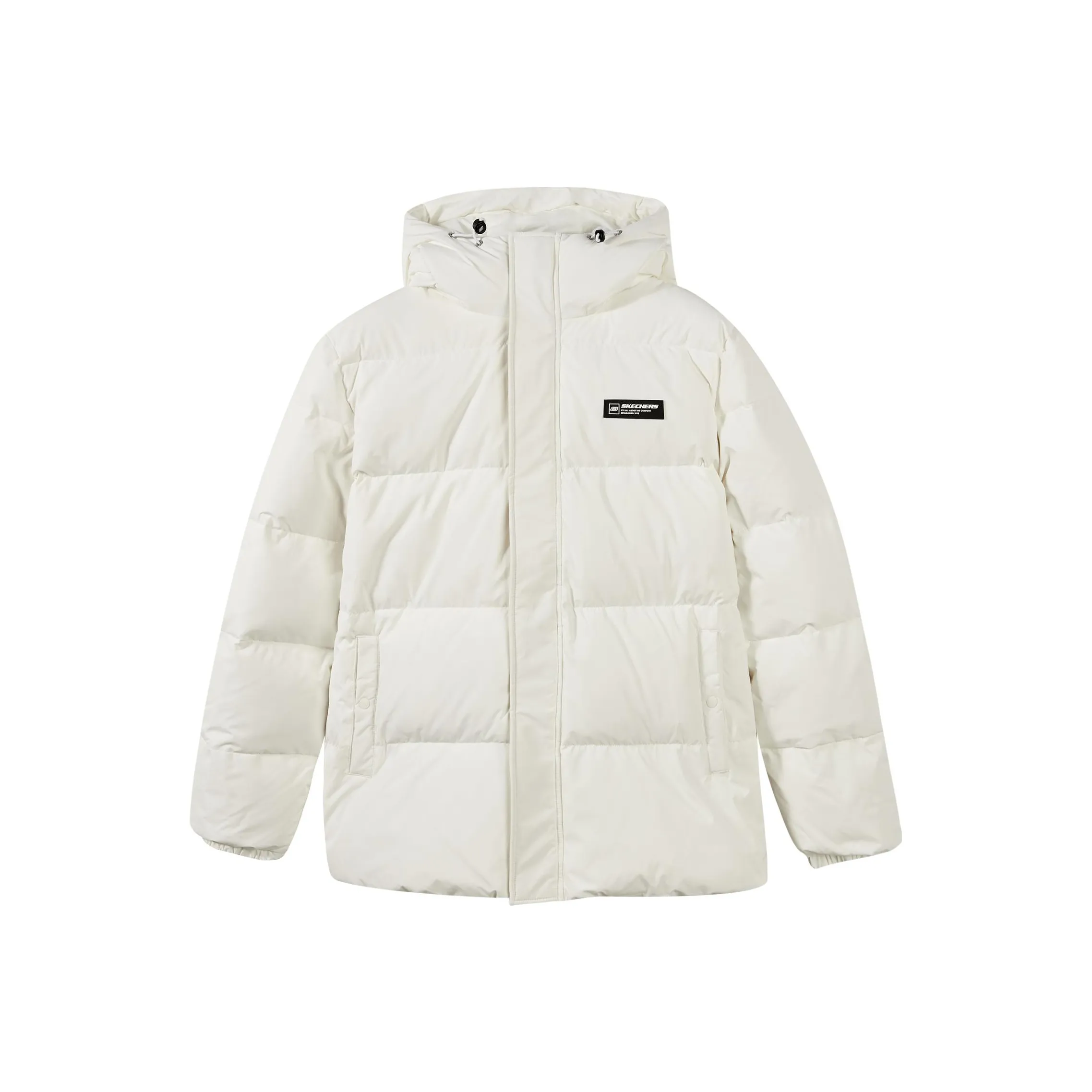 Skechers Colorful Down Jacket Men's Marshmallow White/0074