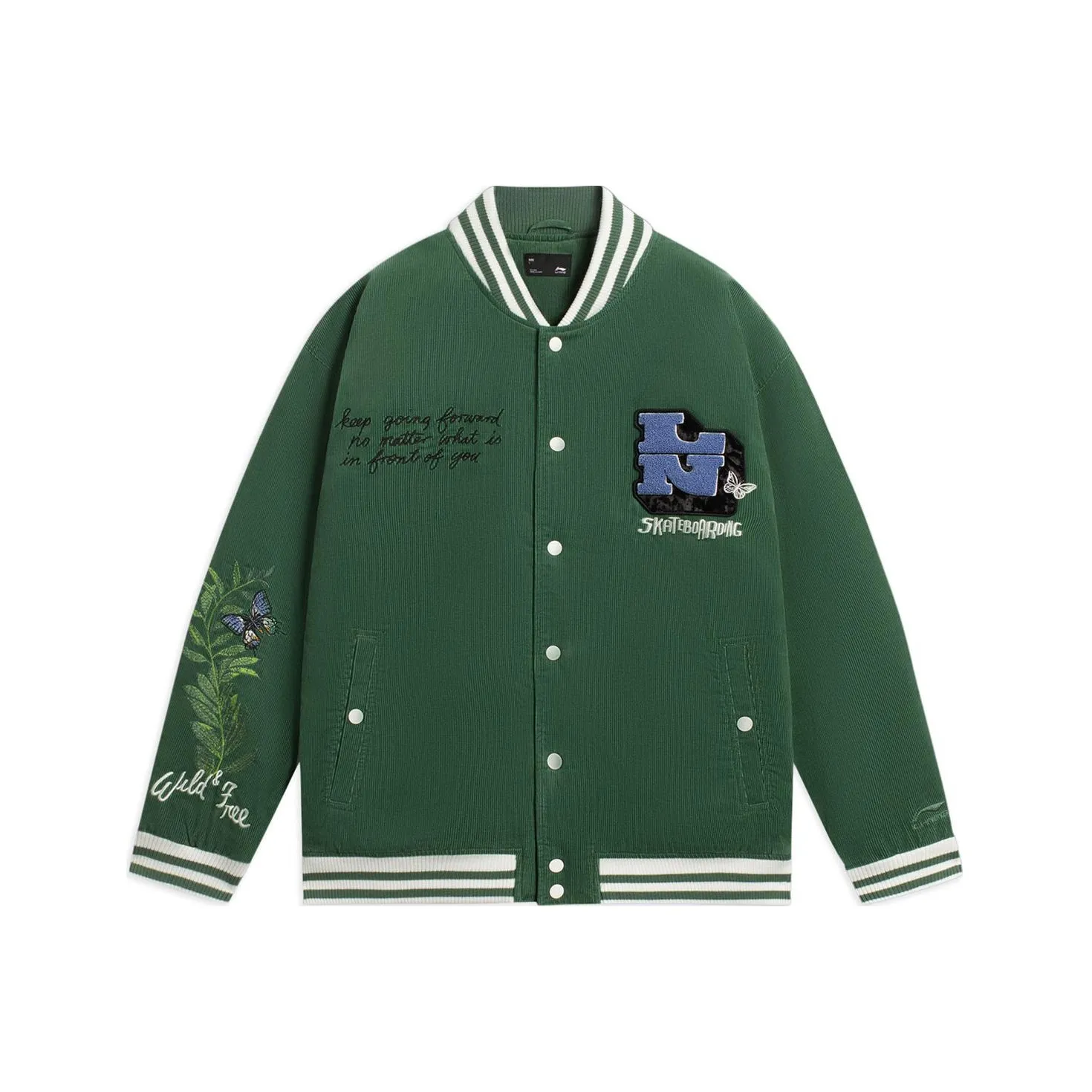 LINING Скейтборд Сосновый зеленый Мужской Бейсбольные Джерси