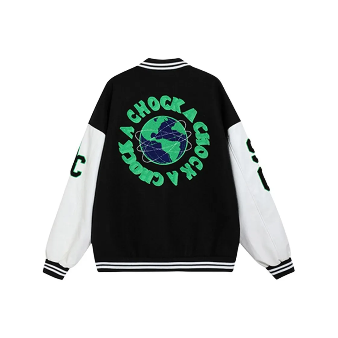 A Chock Baseball Jacket Unisex Black