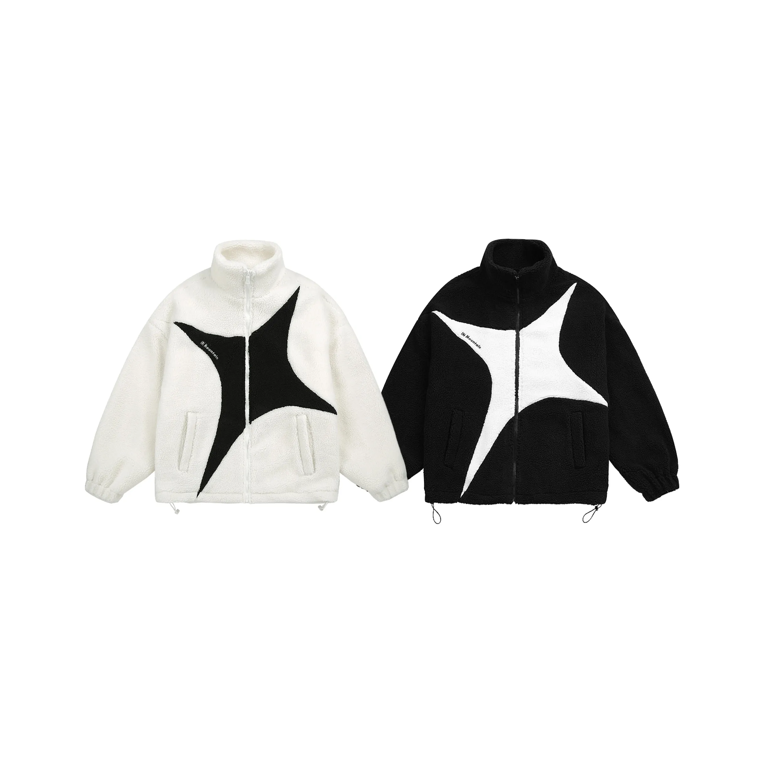 Guuka Jackets Unisex 2 Pack White+Black