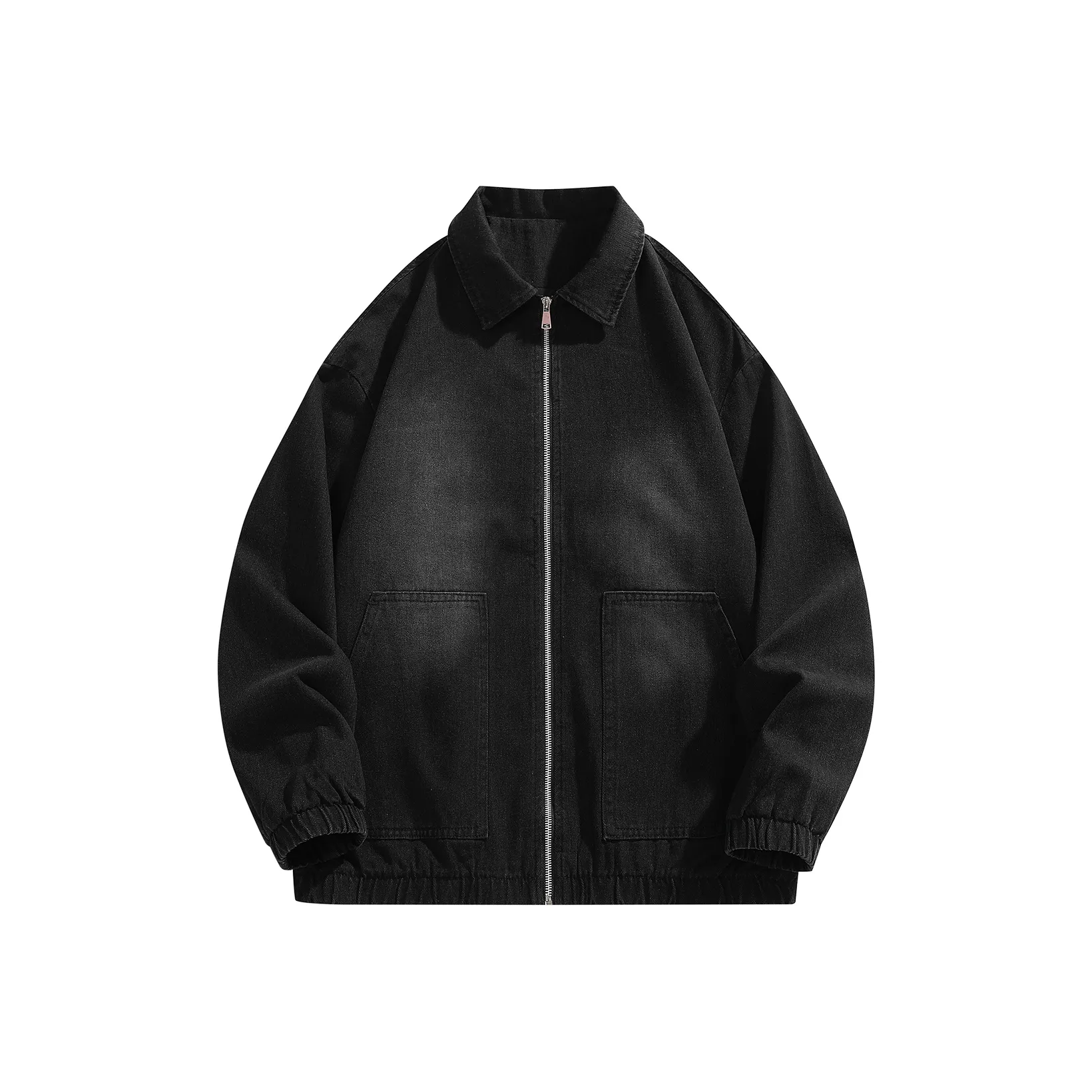 VniVerseVClub Denim Jacket Unisex Vintage Black VniVerseVClub Деним Куртка Унисекс Винтаж Черный