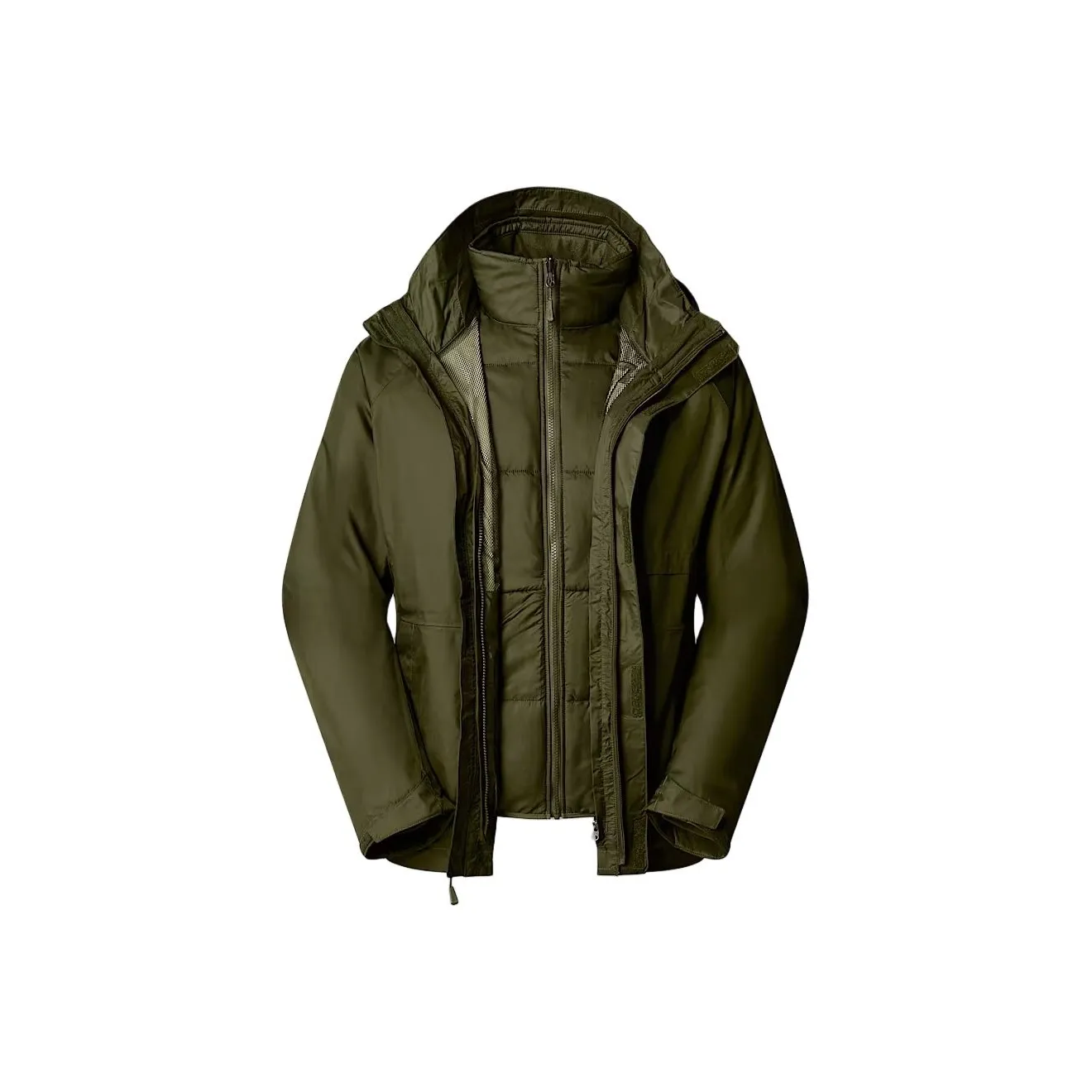 The North Face Modis Triclimate Куртки Пальто Мужской Лесной Оливковый Черная Смородина