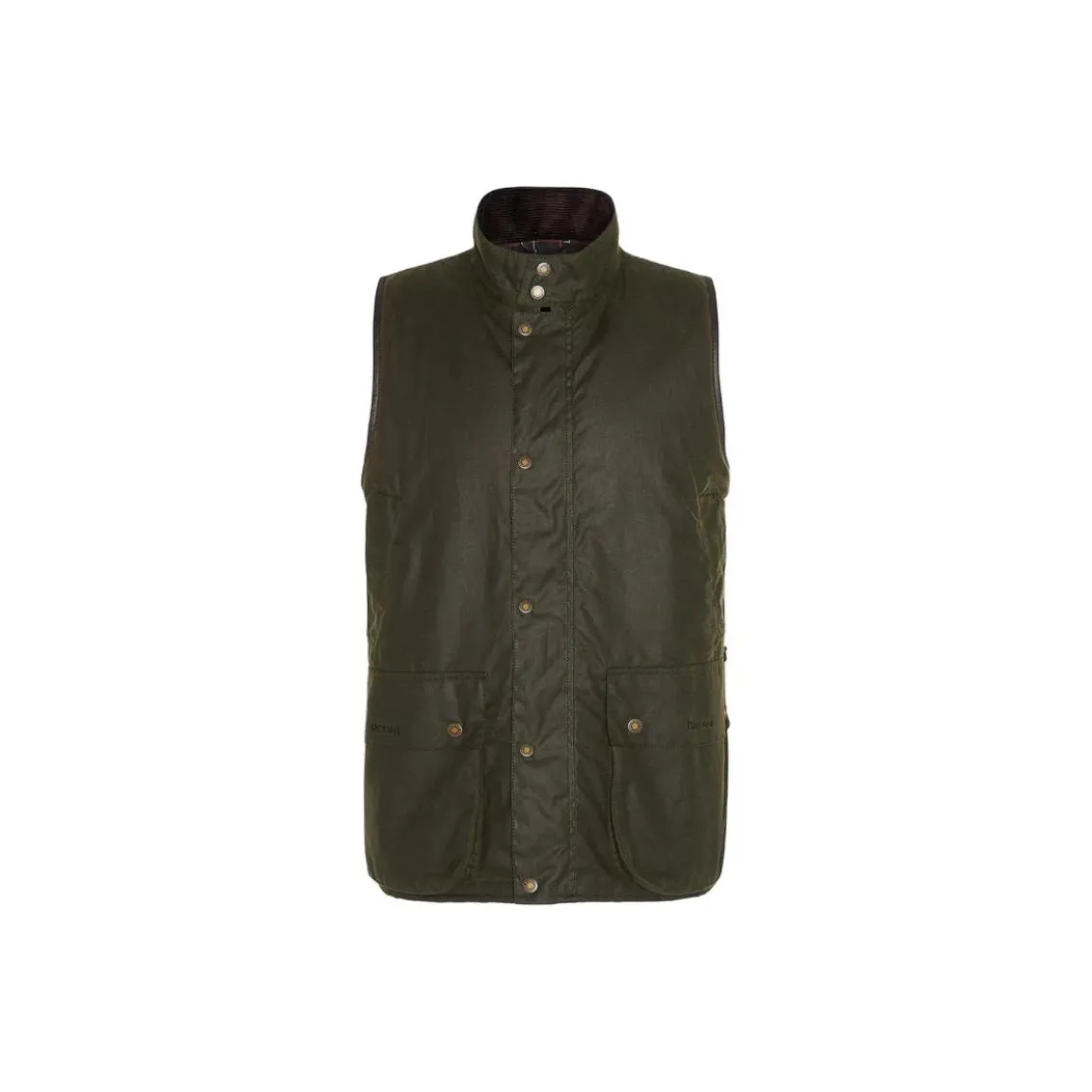 BARBOUR X Baracuta Waxed Button Up Gilet