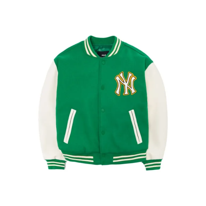 MLB Baseball Jacket Unisex Green