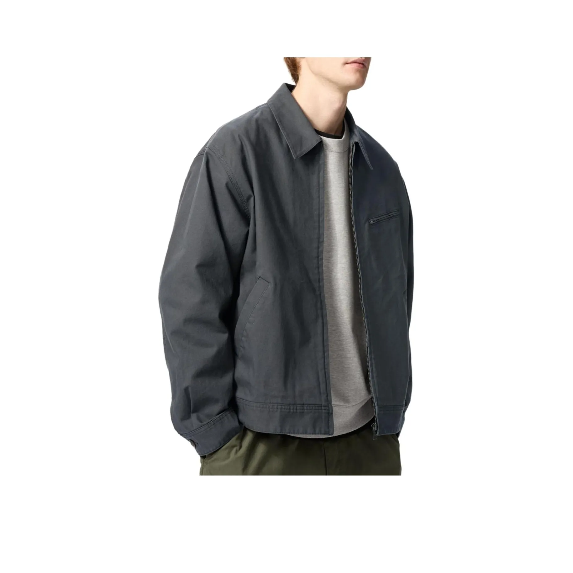UNIQLO Jackets Neutrals Coats Men's Dark Gray