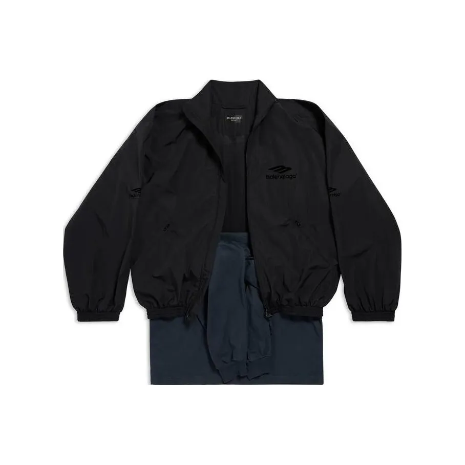 Balenciaga Patched Tracksuit Jacket In