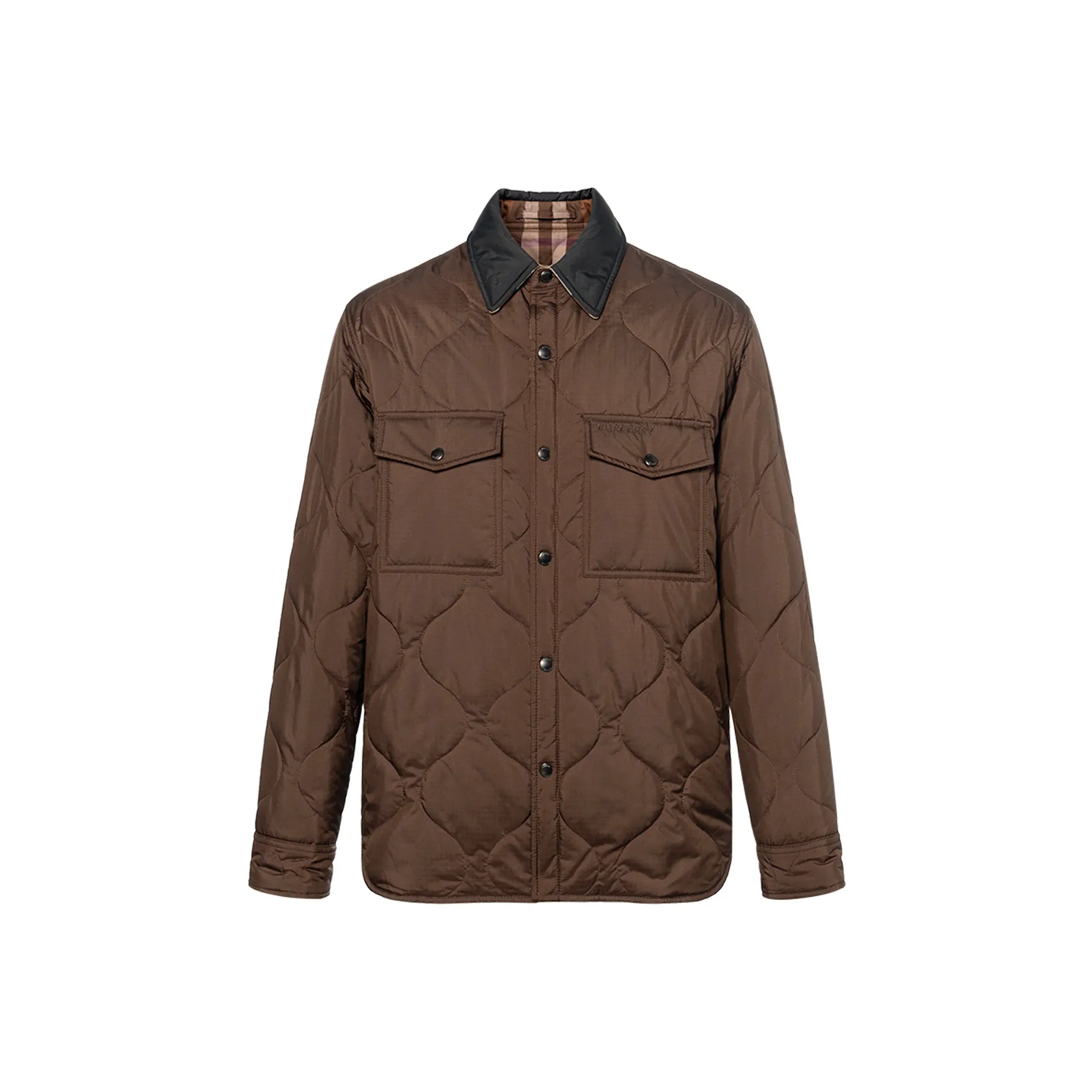 Burberry Reversible Checked Quilted Overshirt