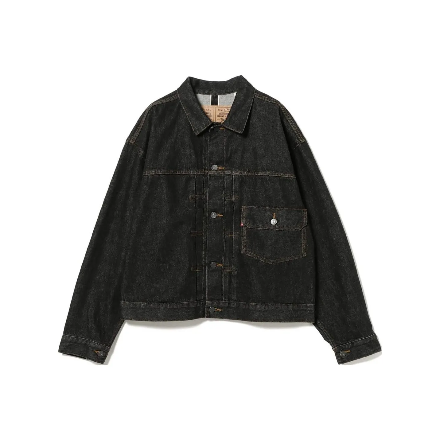 Levi's x Beams Co brand SS25 Denim Jacket Men's Black