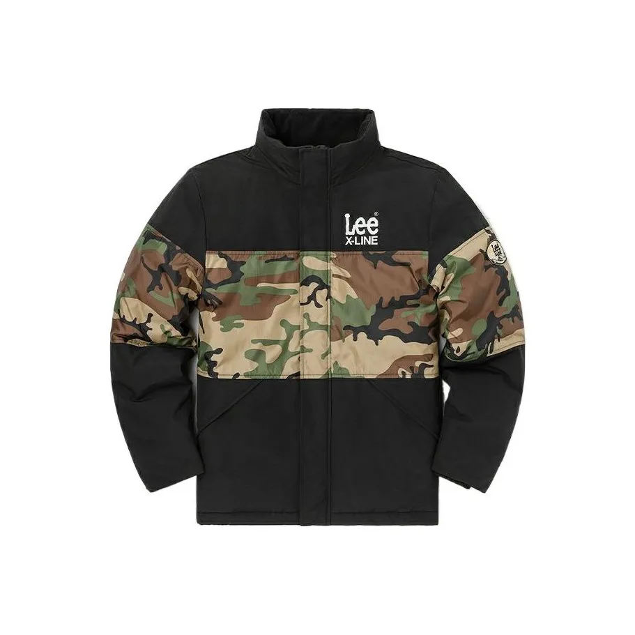 Lee Черный Мужской Пуховик