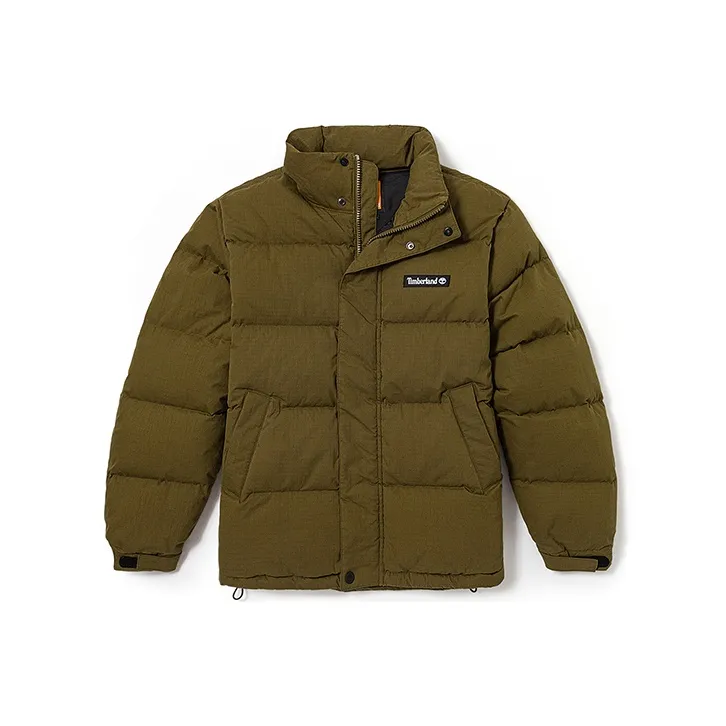 Timberland Темно-оливково-зеленый Мужской пуховик
