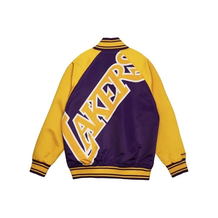 MITCHELL NESS Бейсбольная куртка Мужская Фиолетовая