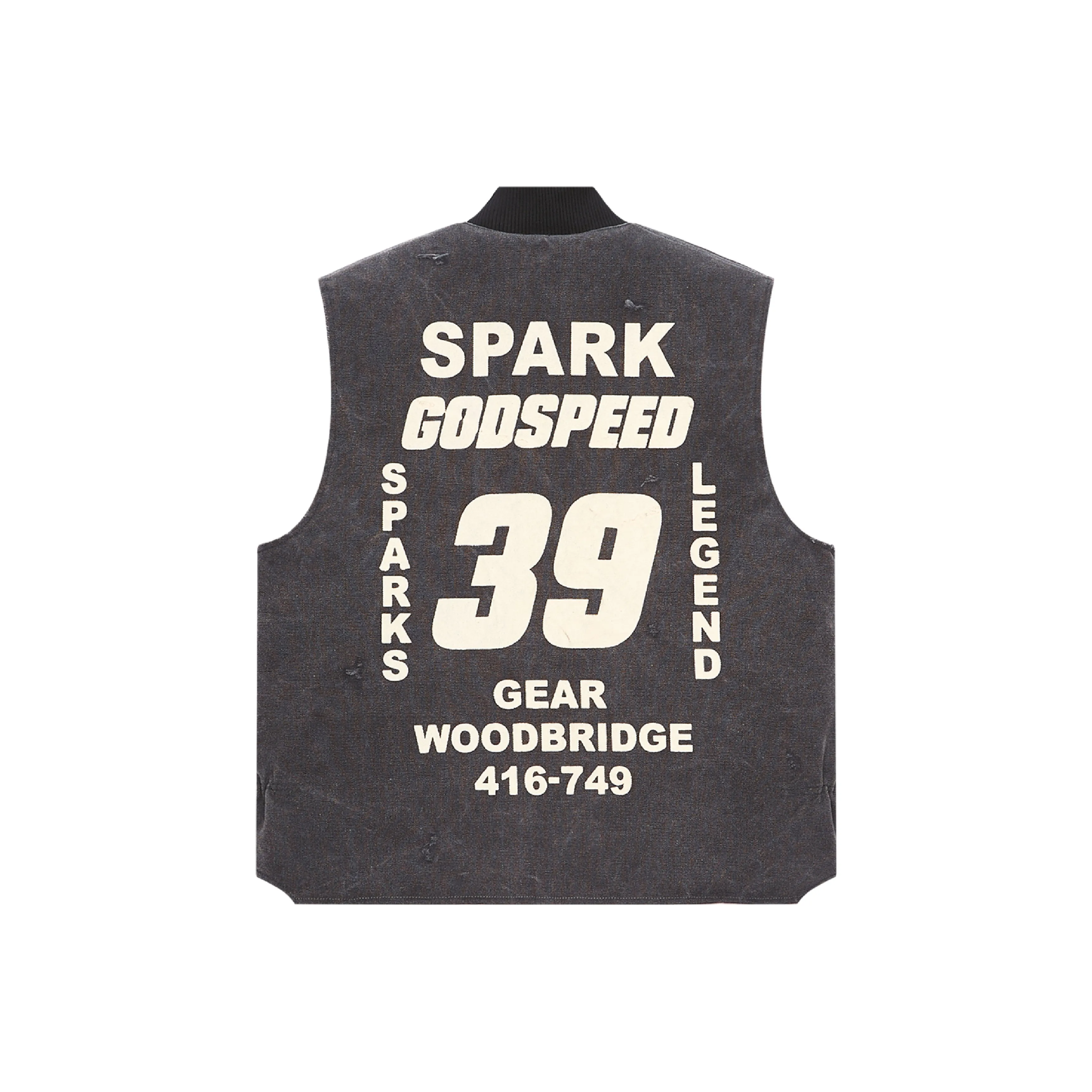 RESERFF Жилет Унисекс Винтажный Серый