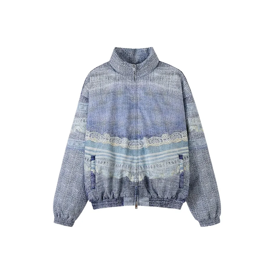 CONP Куртки Пальто Унисекс Кружево Деним