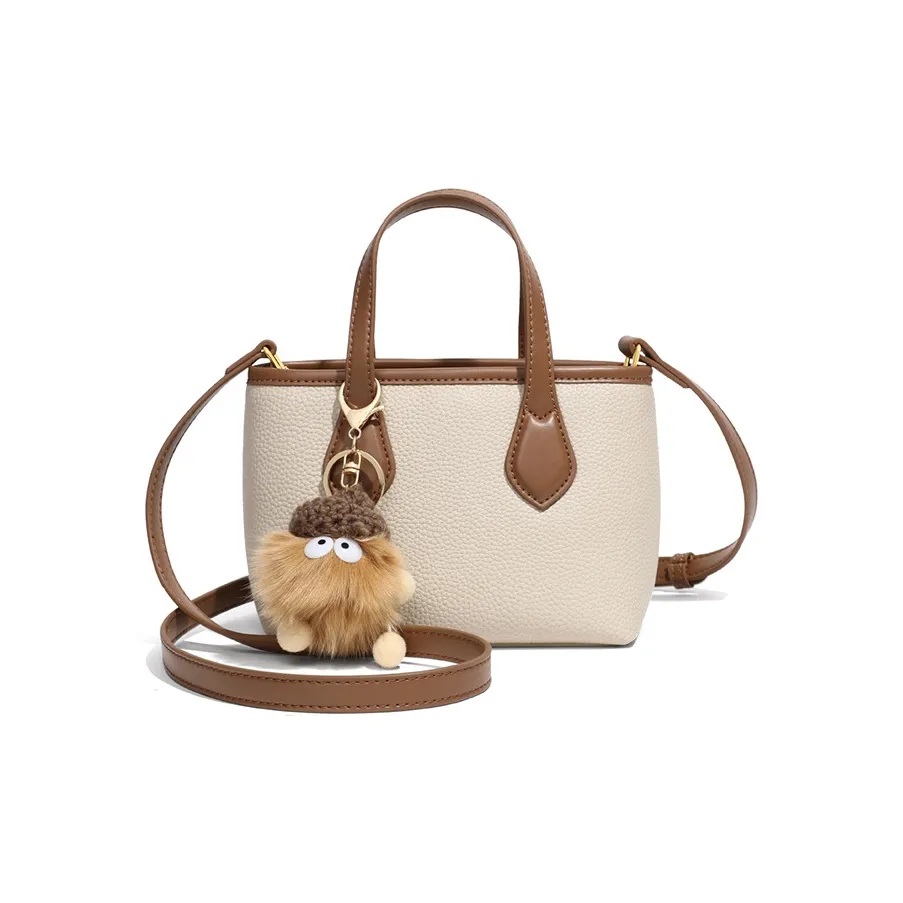 Bullrun Коровья кожа Сумка Женская Молочно-белая