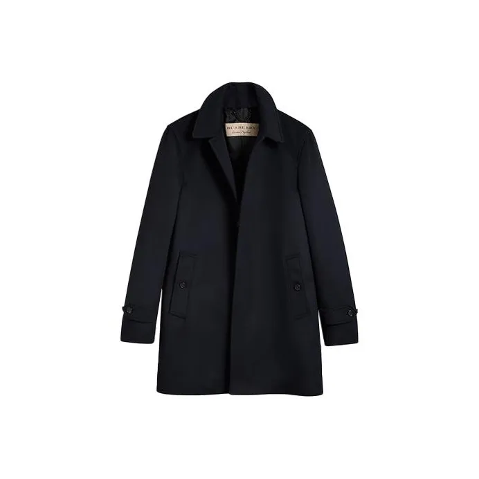 Burberry Coat Men's Marine Blue