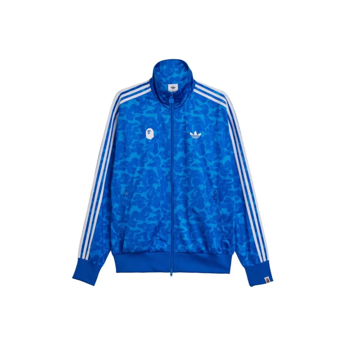 Adidas Originals x A BATHING APE A BATHING APE Co Бренд SS25 Куртка Унисекс Синий