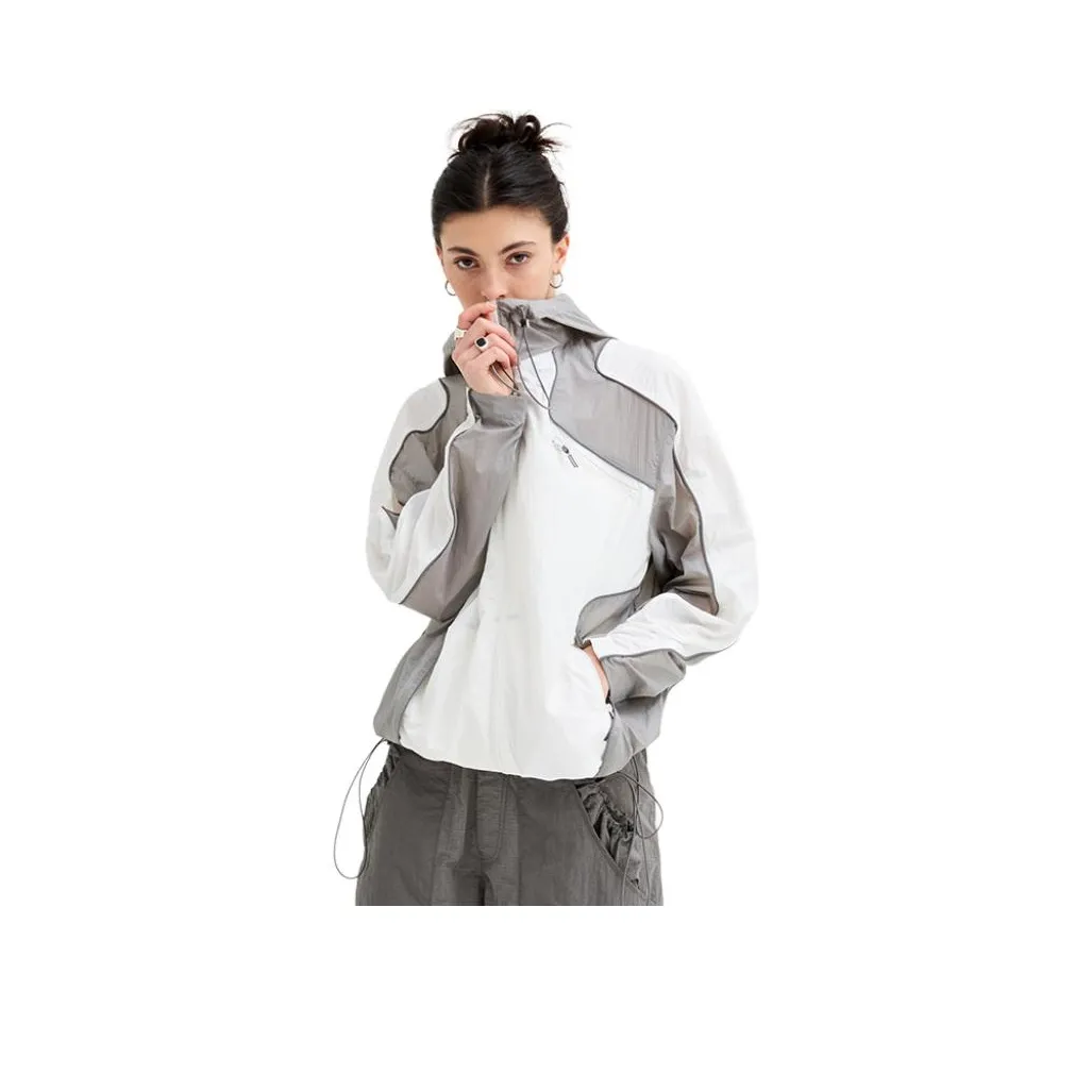 Organic Emotion Sun Protection Clothing Unisex White Gray