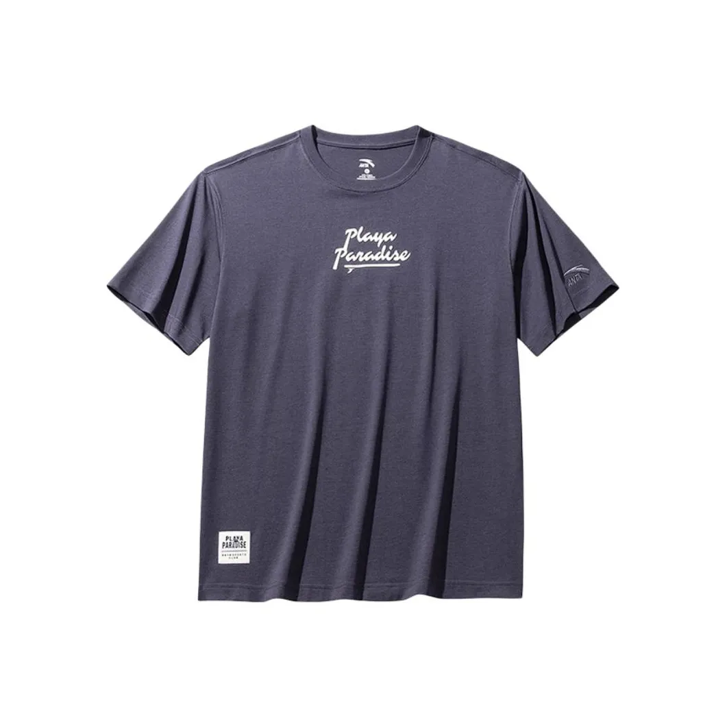 ANTA Life Collection T-Shirt Мужская Noon Сливовый Фиолетовый