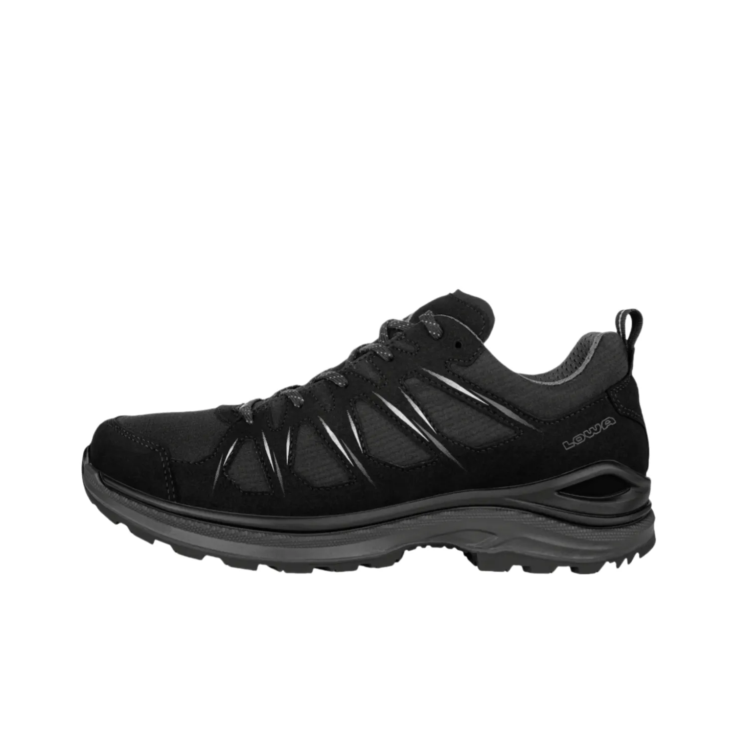 Lowa INNOX EVO II Slip Устойчивый к истиранию Низкий Топ Походная обувь Мужская Черный Серый