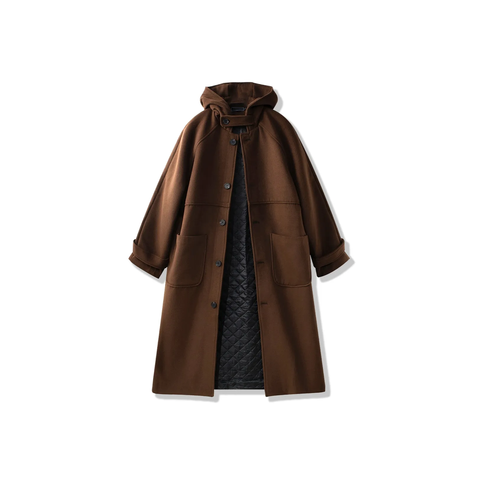 DKPD Темно-кофейное унисекс пальто