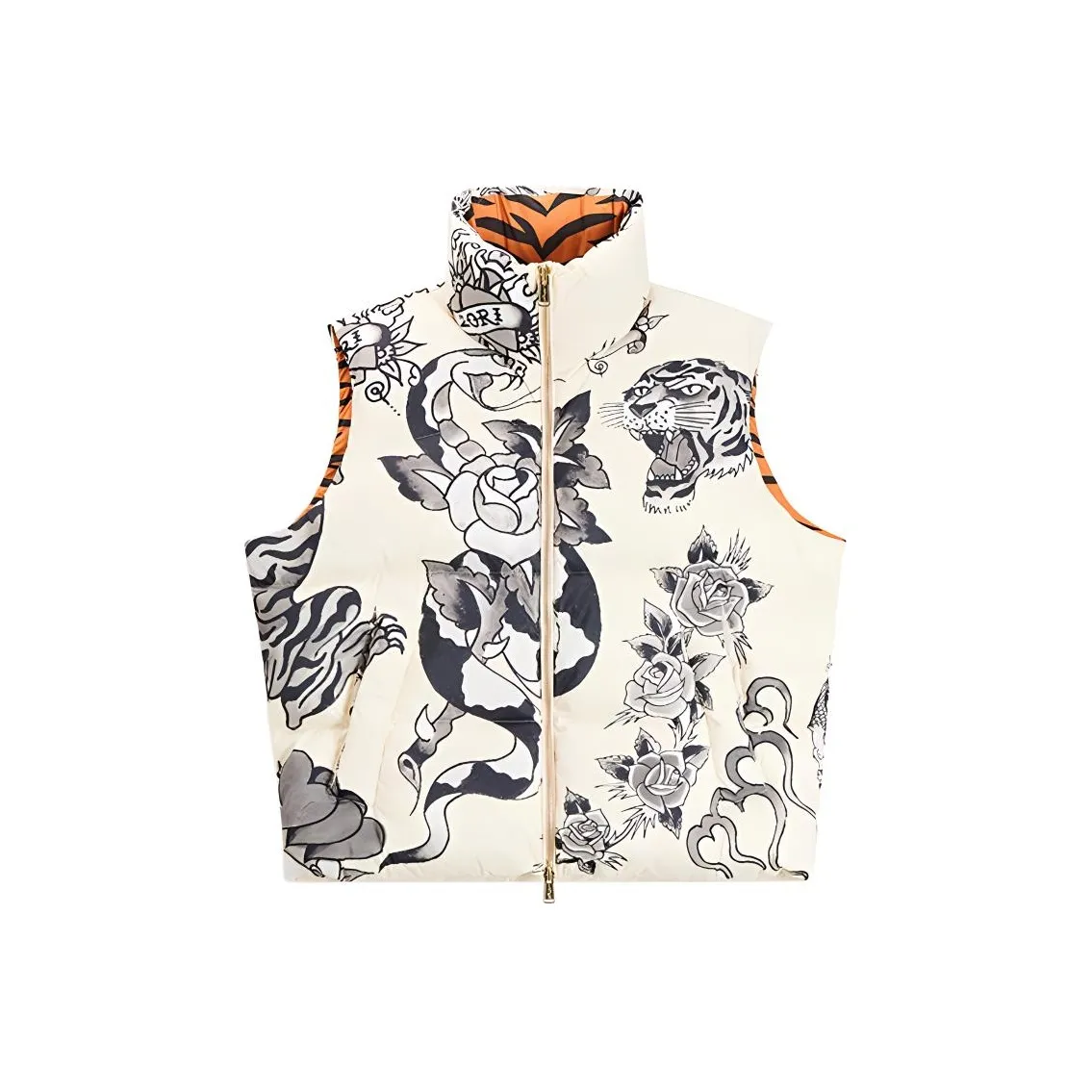 Ed Hardy x BRUNO FW24 Vest Men's Ivory White