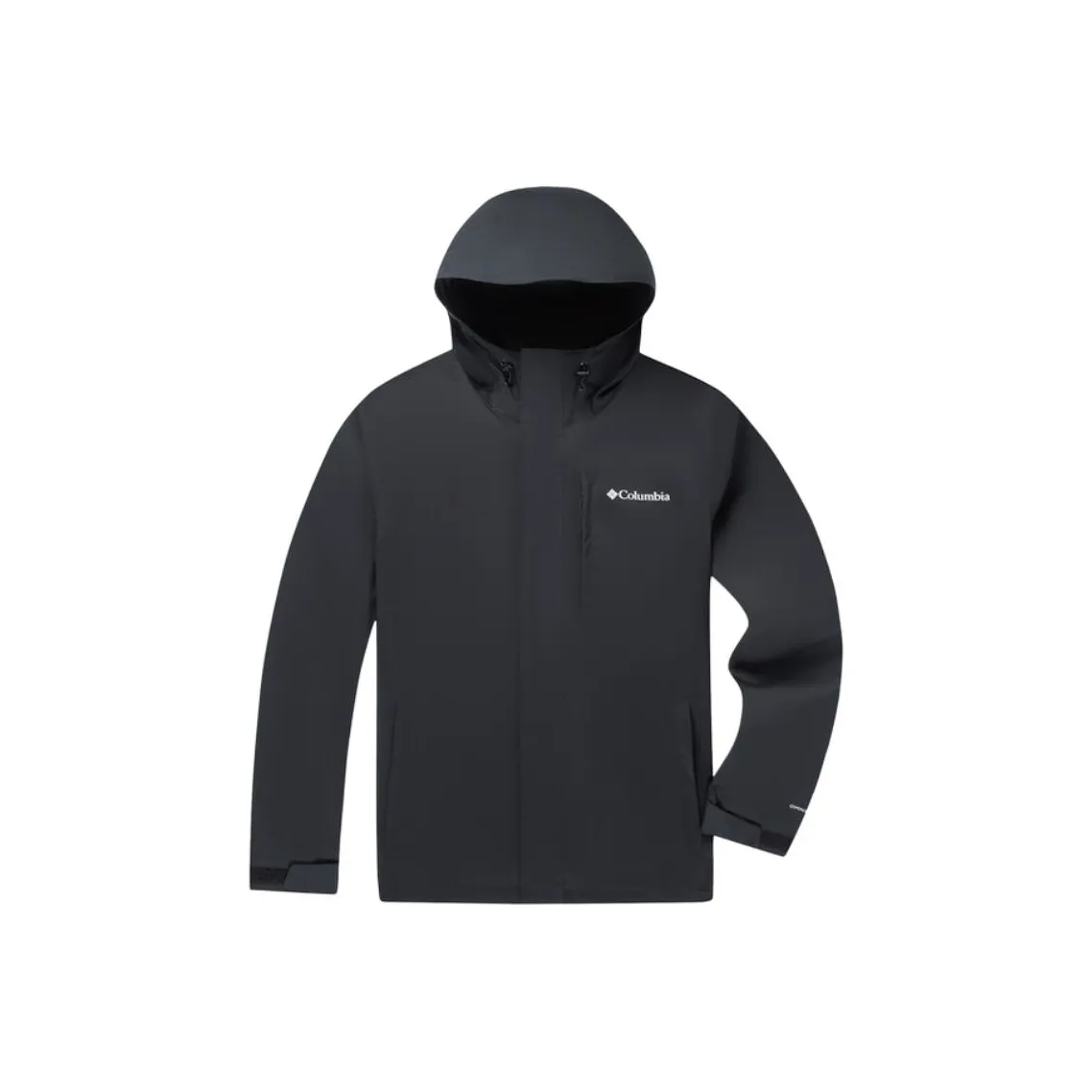 Columbia Omni Heat 2024 Fall Waterproof Thermal Heat Reflective Windbreaker Jacket Men's Black