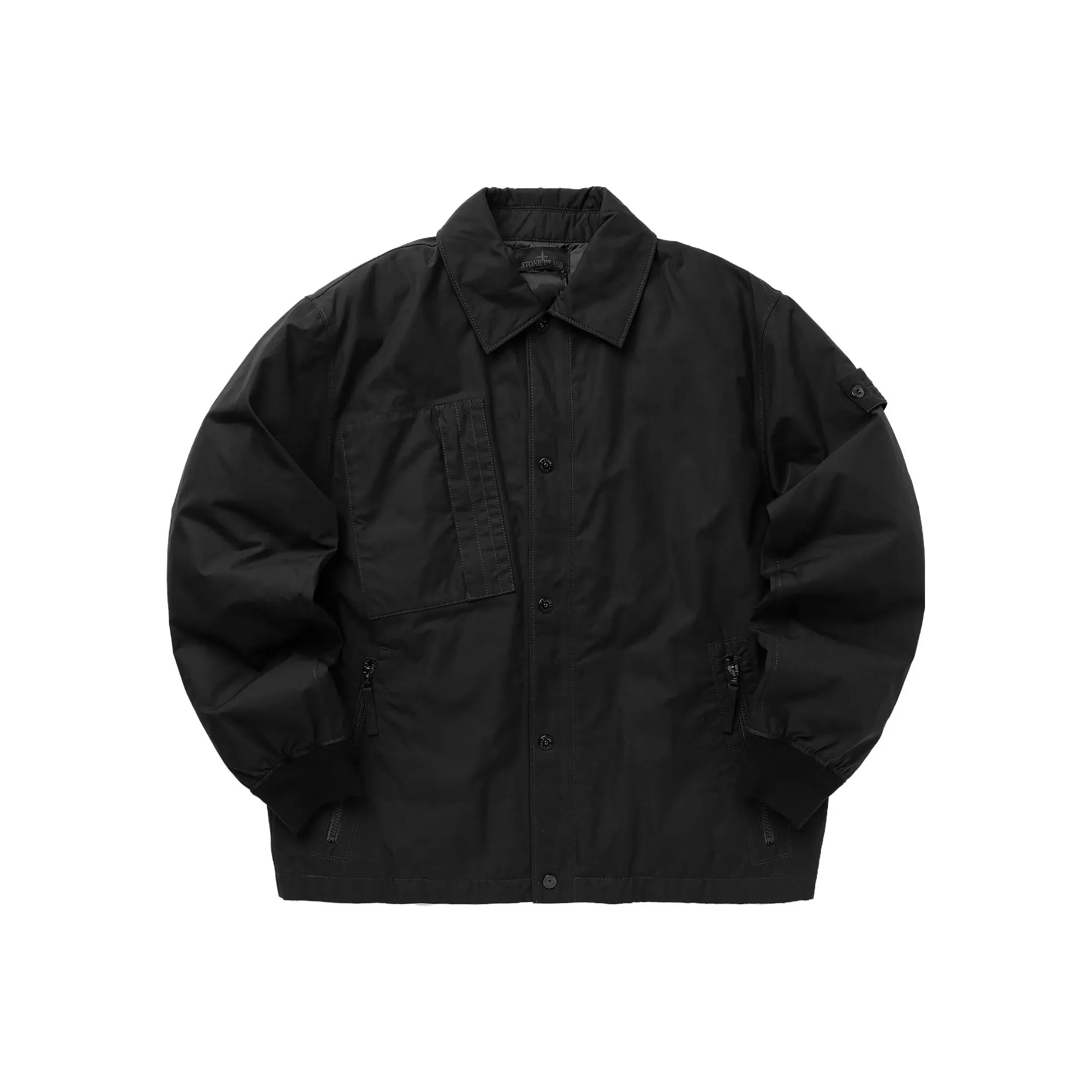 STONE ISLAND Compass Patch Button Up Puma Shirt Jacket