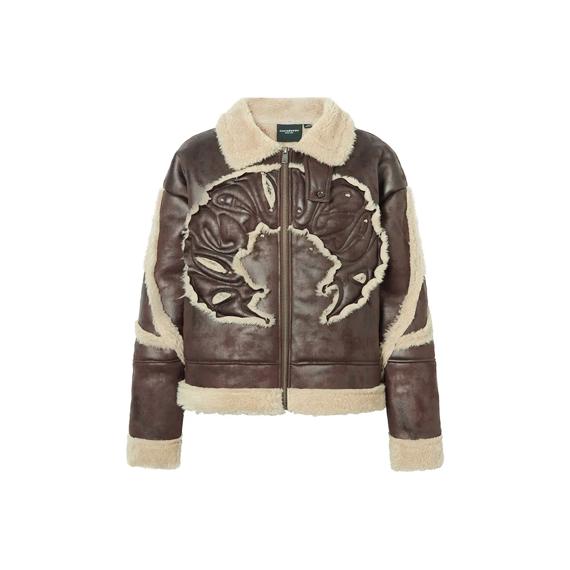 ROCAWEAR Вельвет Feel Пальто Унисекс Коричневый