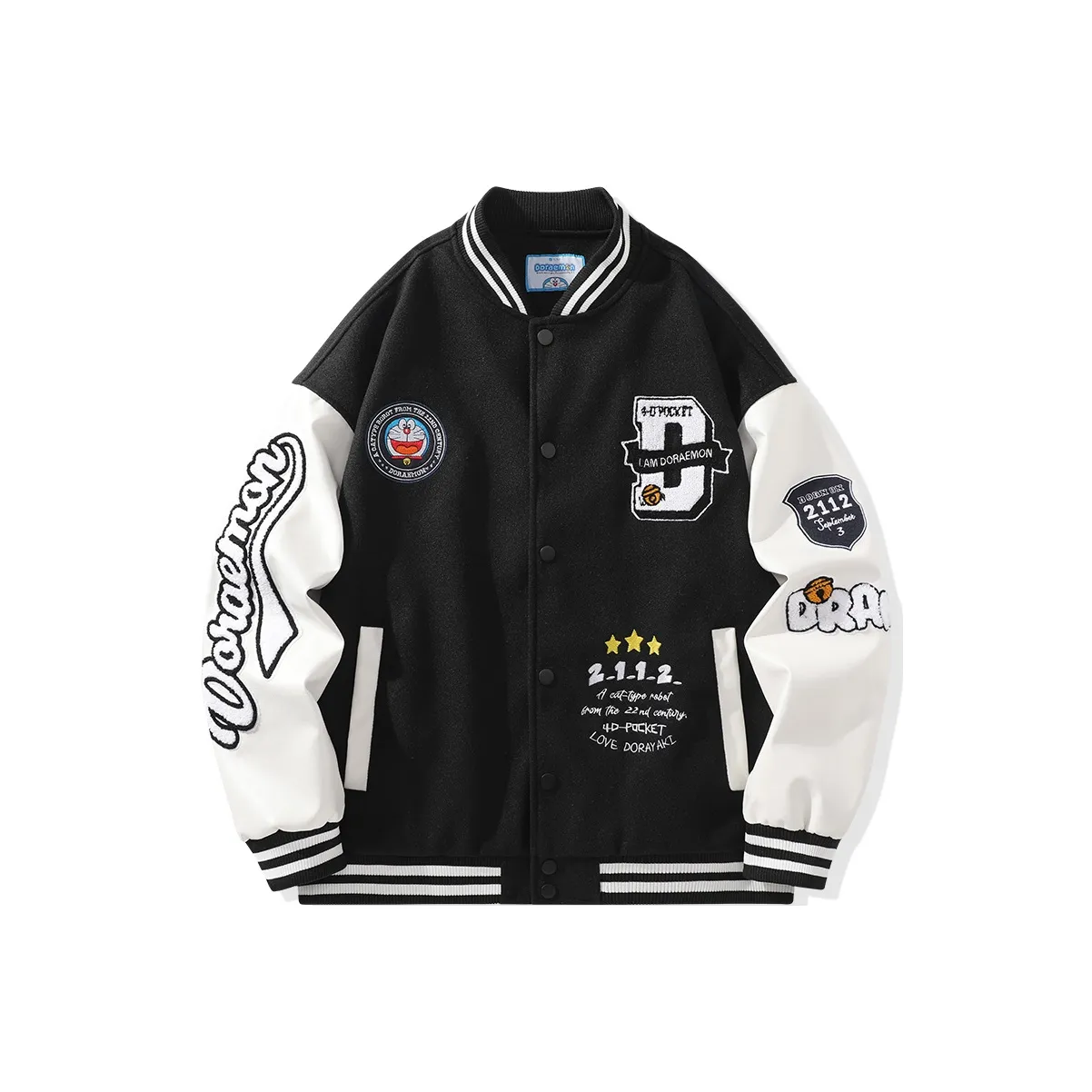 DoraemonA Бейсбольная куртка Унисекс
