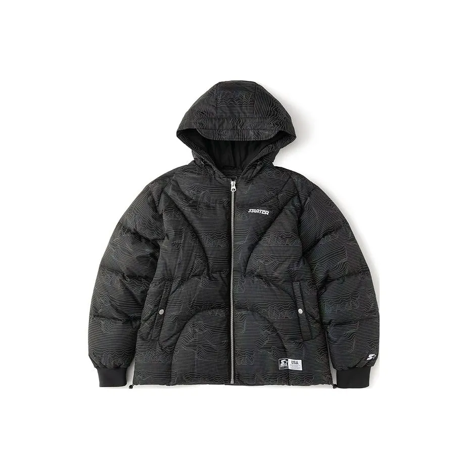 STARTER Черный Мужской Пуховик