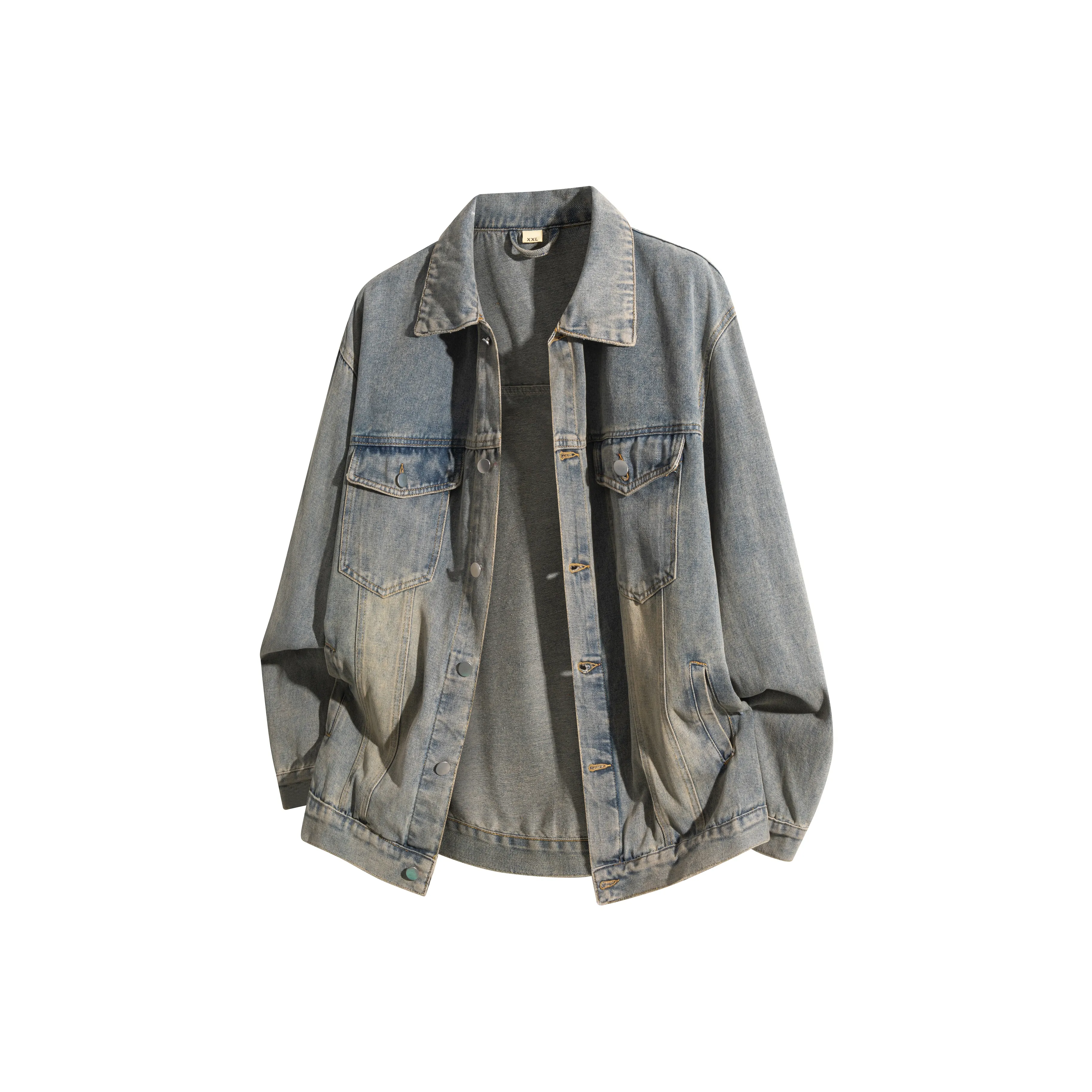 MARK WAFFLE Джинсовая куртка унисекс