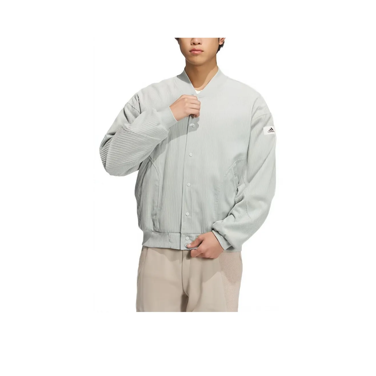 Adidas Lounge Jackets Men Silver Gray