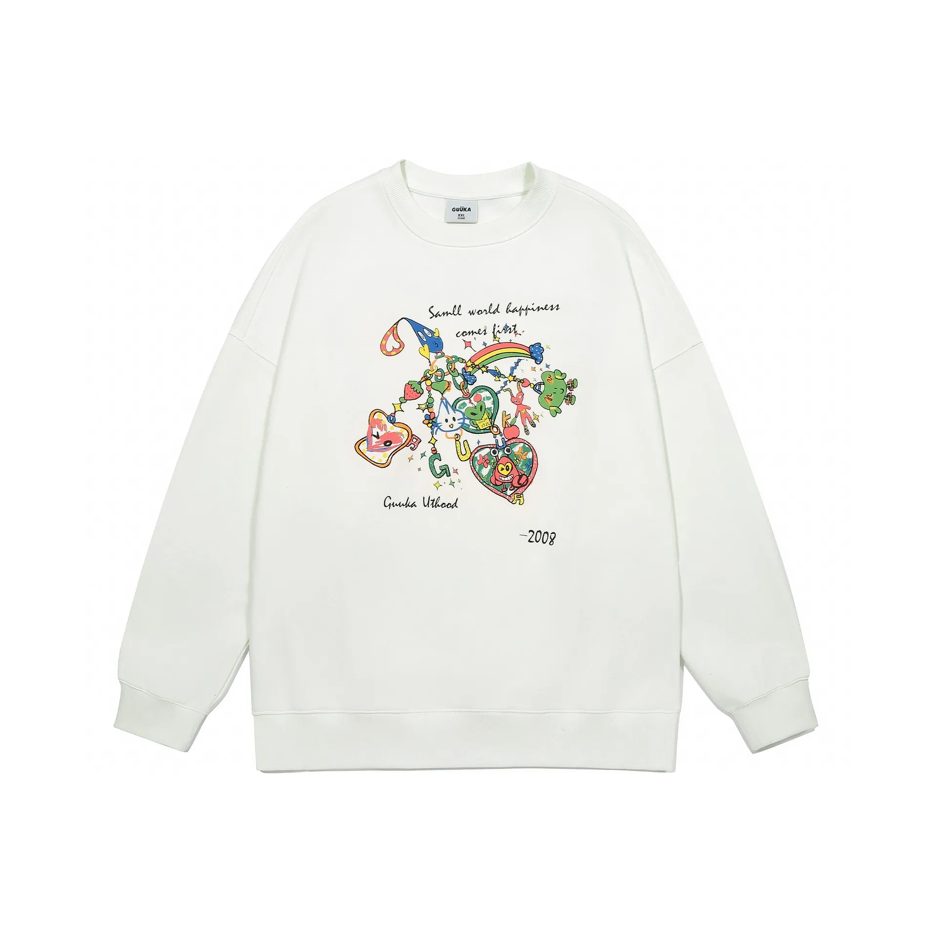 Guuka Свитшот Унисекс Кремово-белый