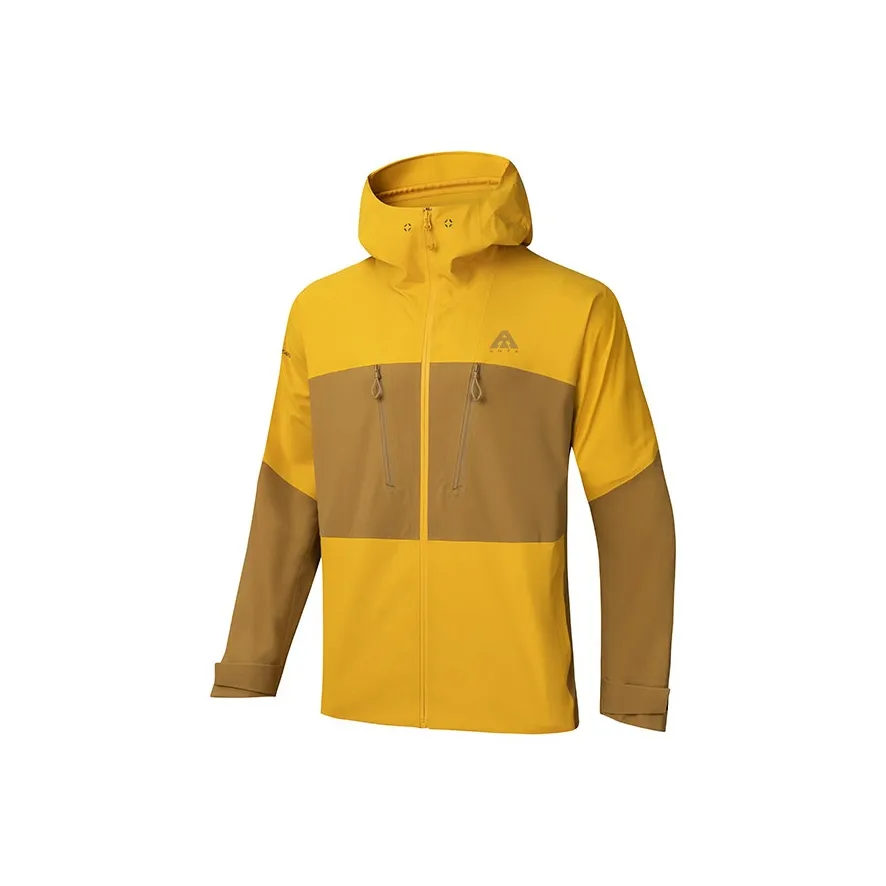 Anta Windproof And Wear-Resistant Windbreaker Jacket Men's Yellow Brown