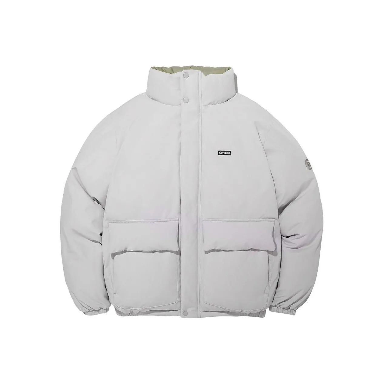 COVERNAT Пуховик Унисекс Зеленый Серый