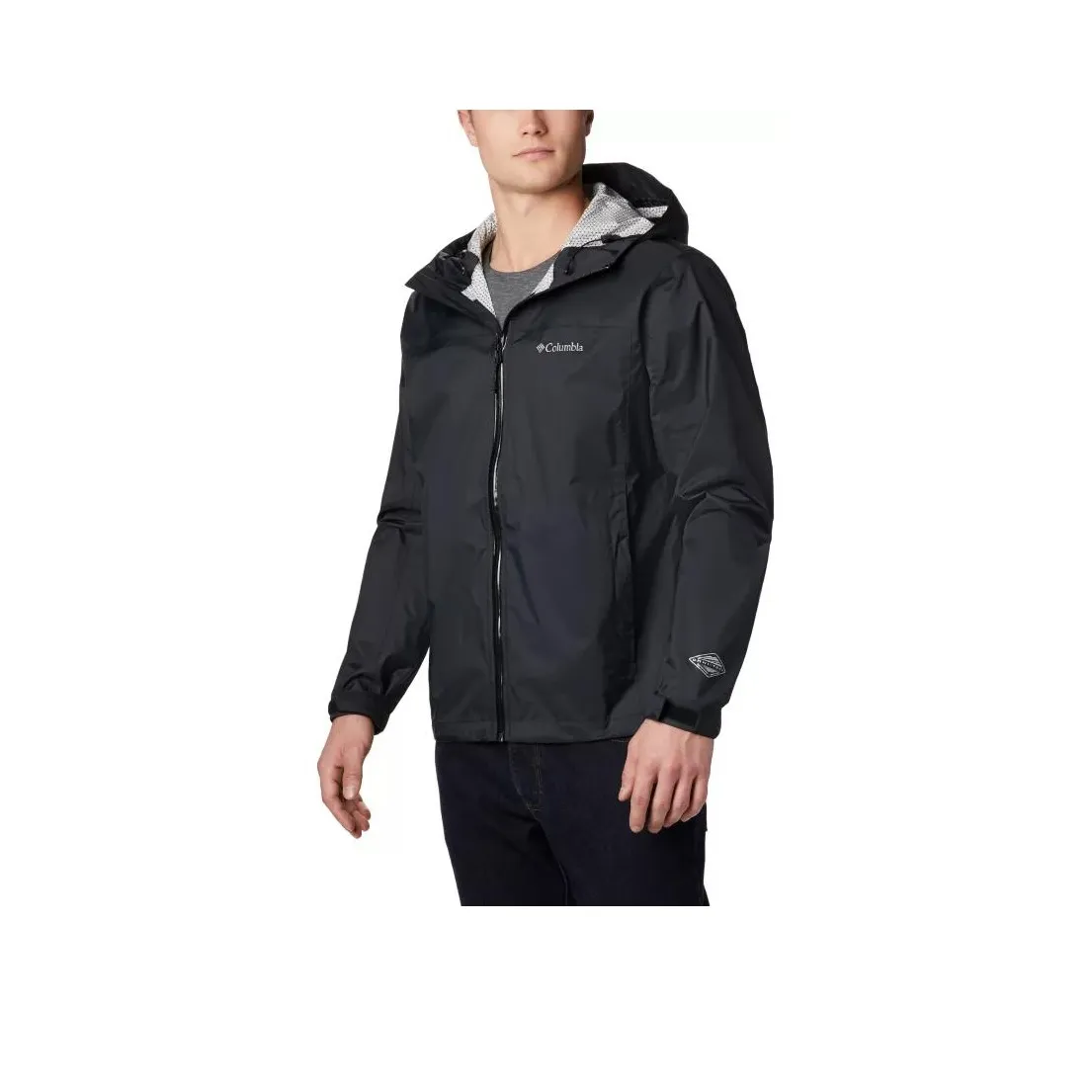 Columbia EvaPOURation™ Rain Jacket Jackets & Coats Men's Black