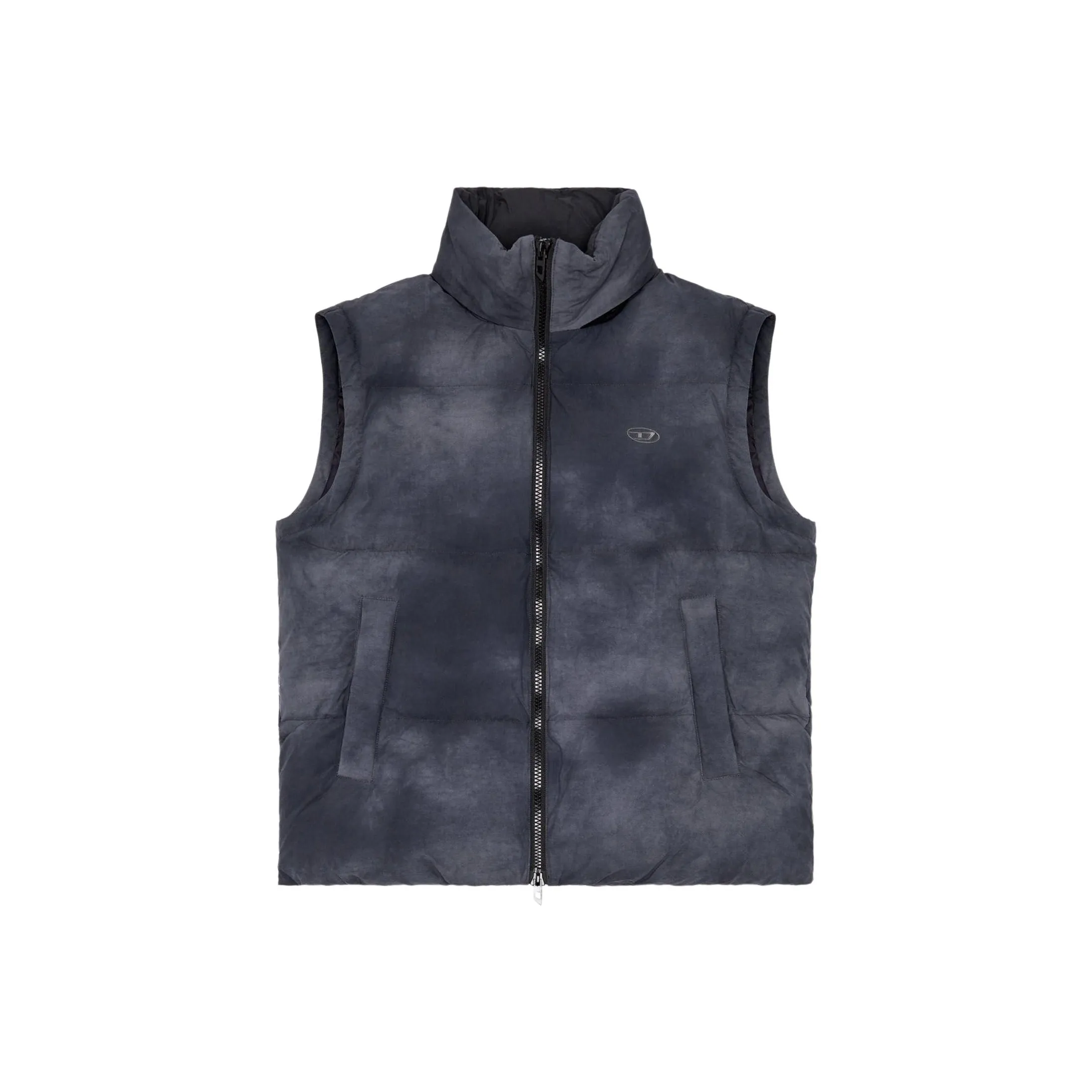 DIESEL FW24 Жилет Мужской Темно-Серый