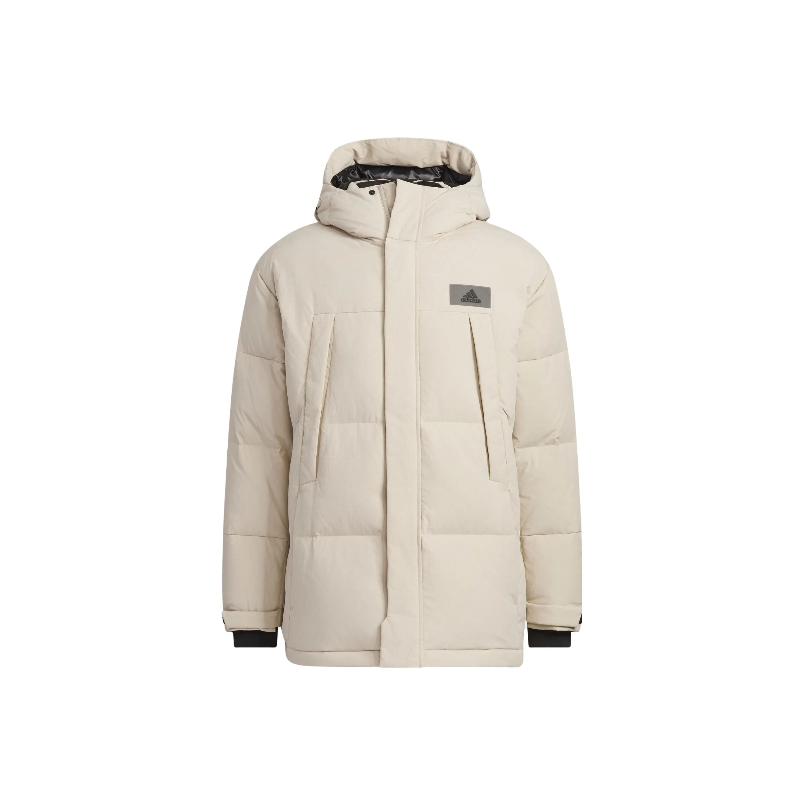 Adidas Down Jackets Men's Light Khaki/Black
