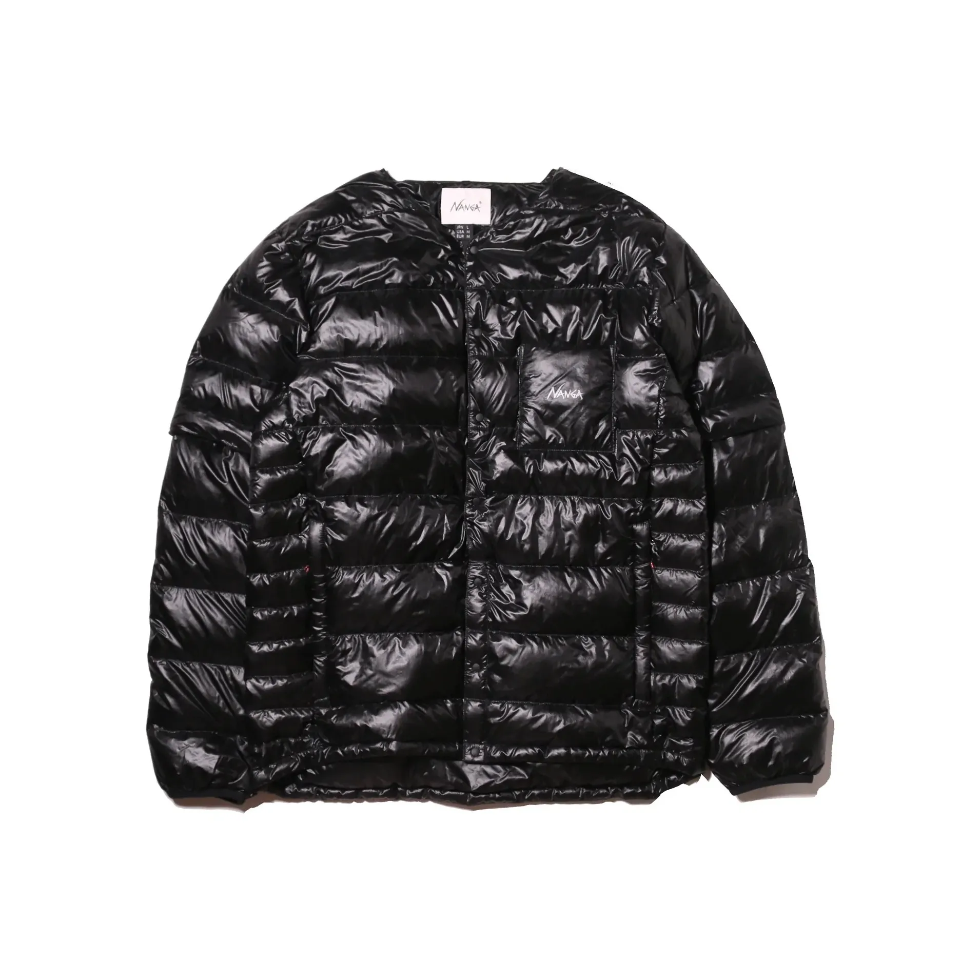 NANGA Внутренний пуховик Кардиган Пуховая куртка Мужской Черный