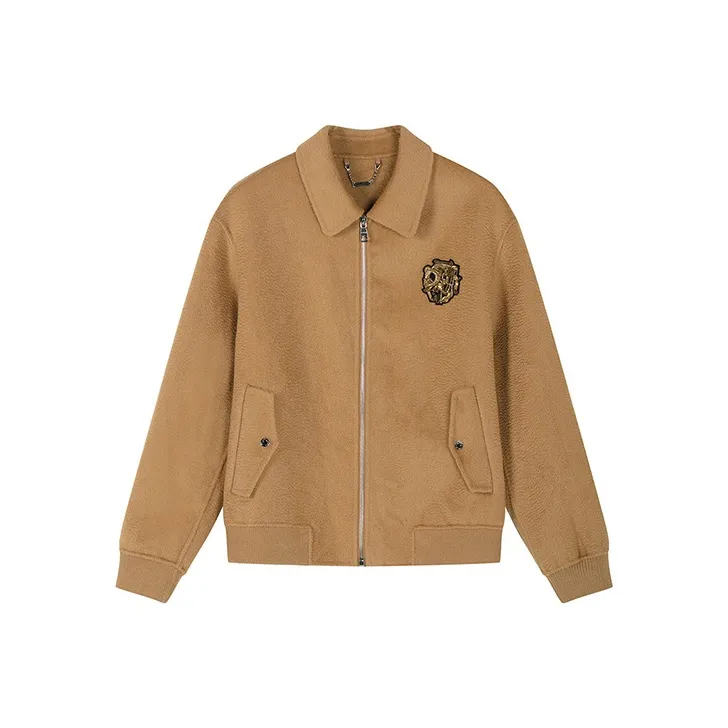 DAVID NAMAN Хаки Мужское Пальто