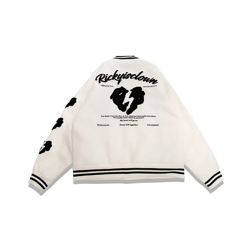 RickyisClown Fall And Winter Baseball Jacket Unisex