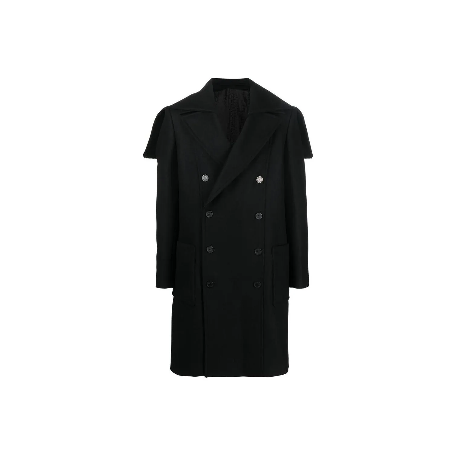 BALMAIN Coats Men Black