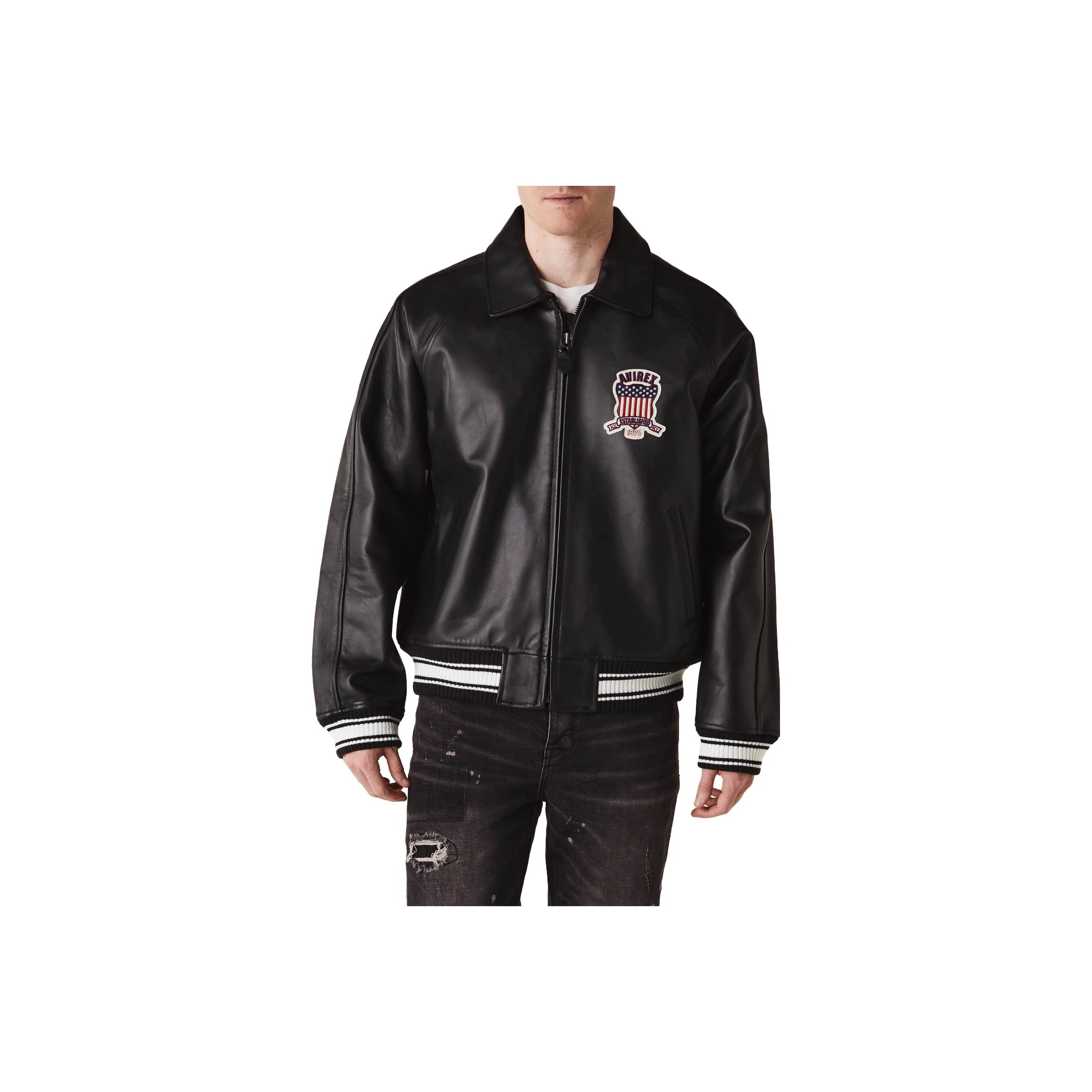 AVIREX Jackets Men's Pitch Black