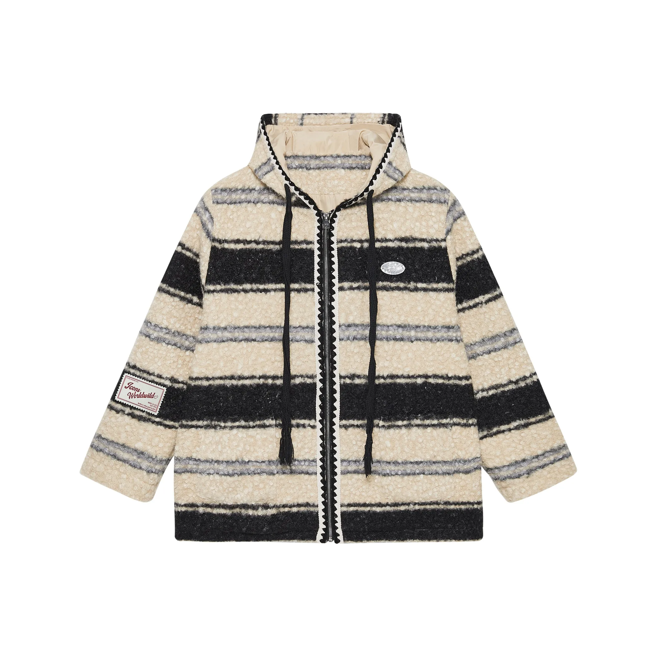 ICONS Lab Jackets Unisex Multicolor Stripes