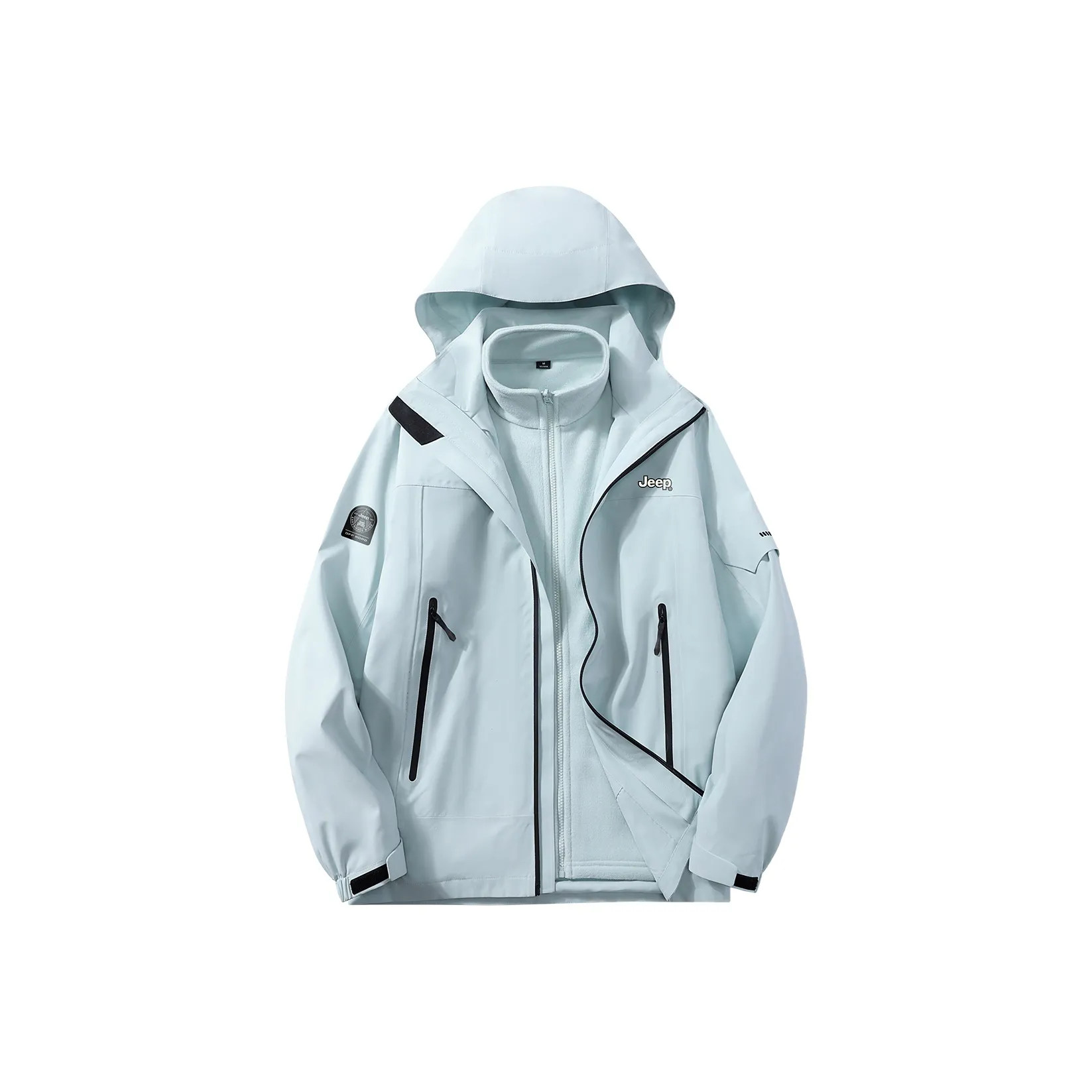 JEEP Водонепроницаемый и Ветрозащитный Ветровка Тренчкот Унисекс