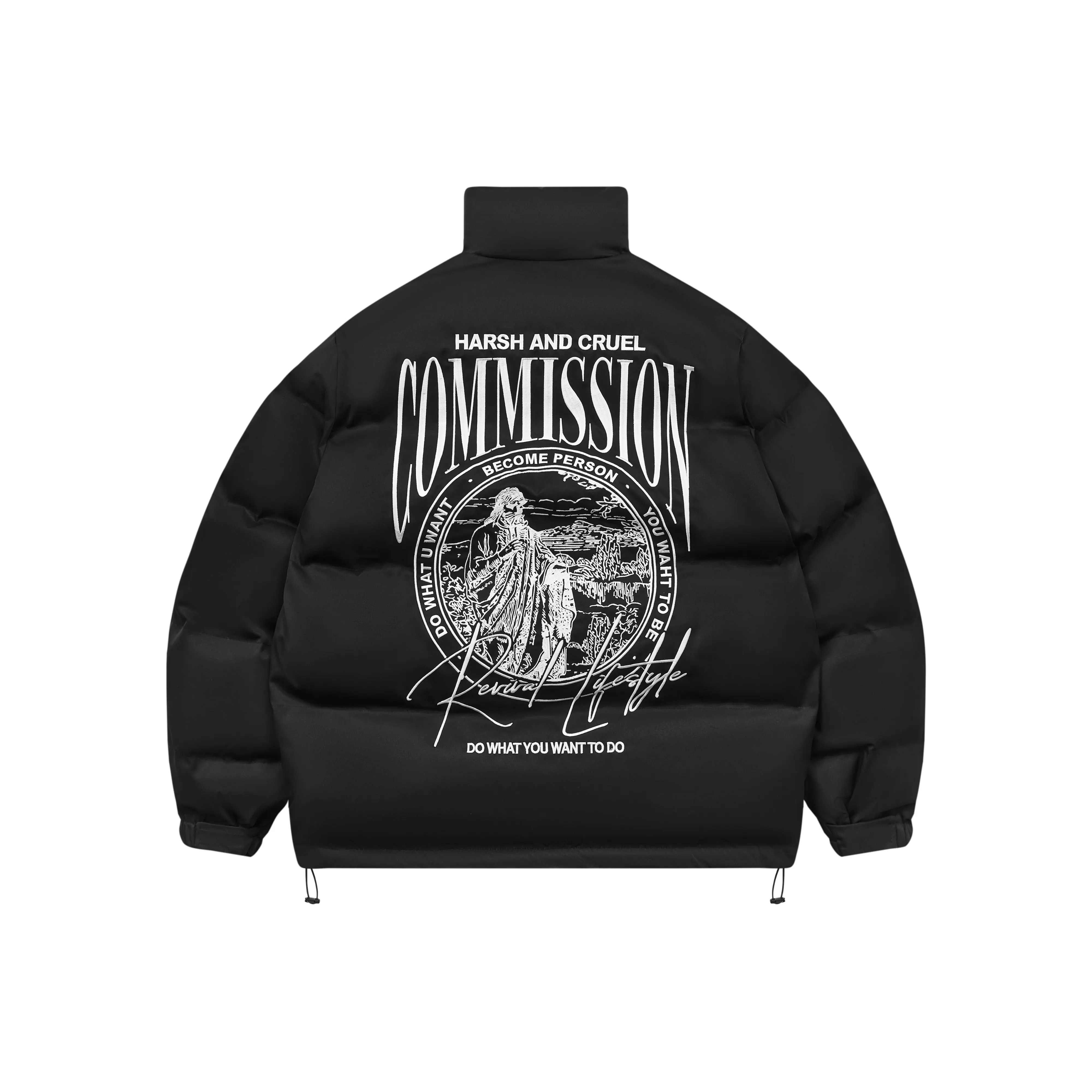 HARSH AND CRUEL Унисекс Объемные куртки (пуфы)