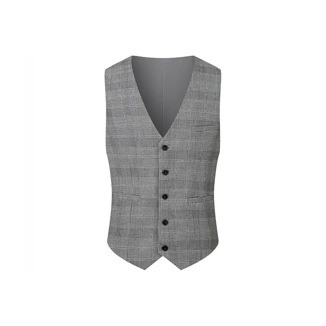 JOHNHOLLIS Светло-серый Мужской жилет