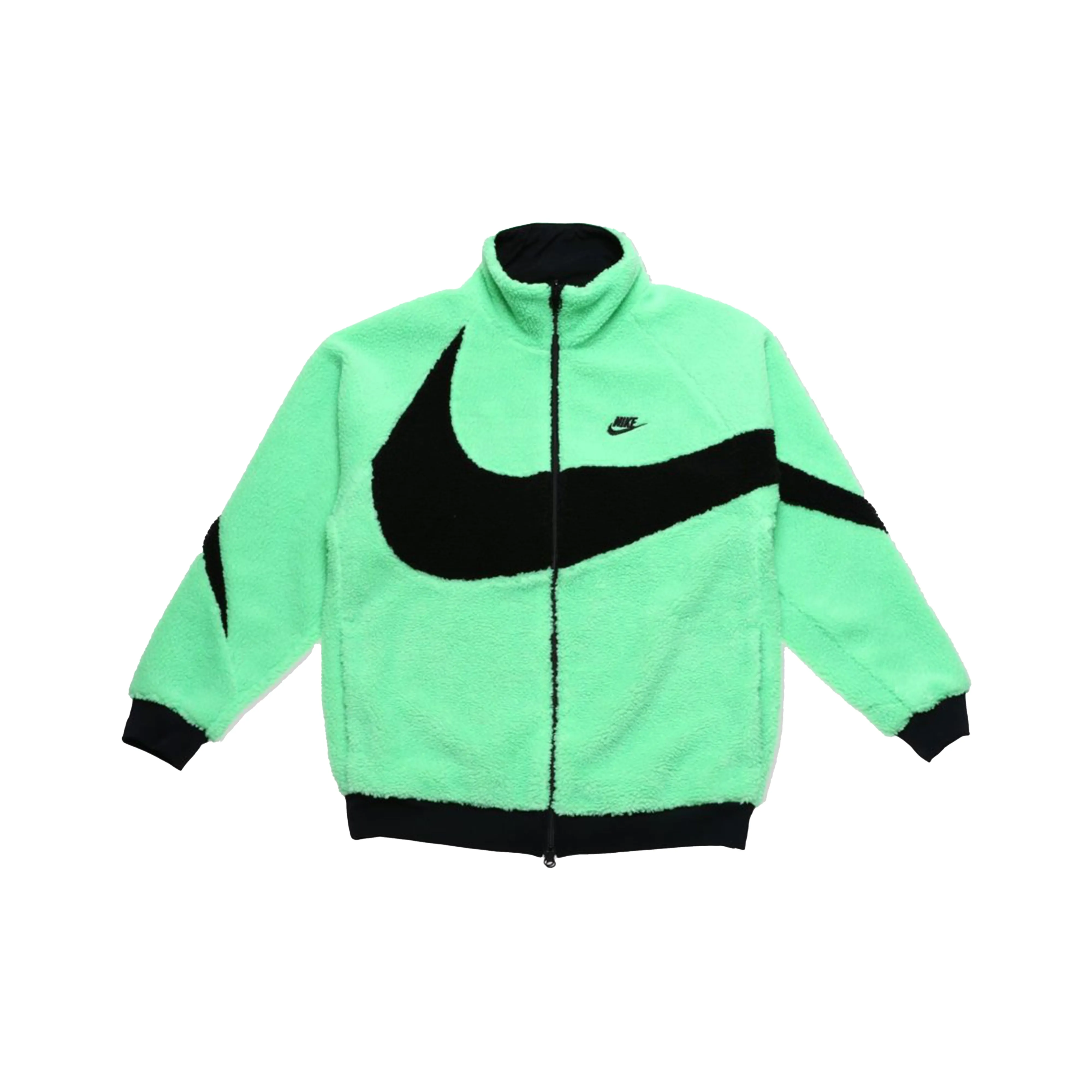 Nike Зеленый Мужской Бархатные Куртки