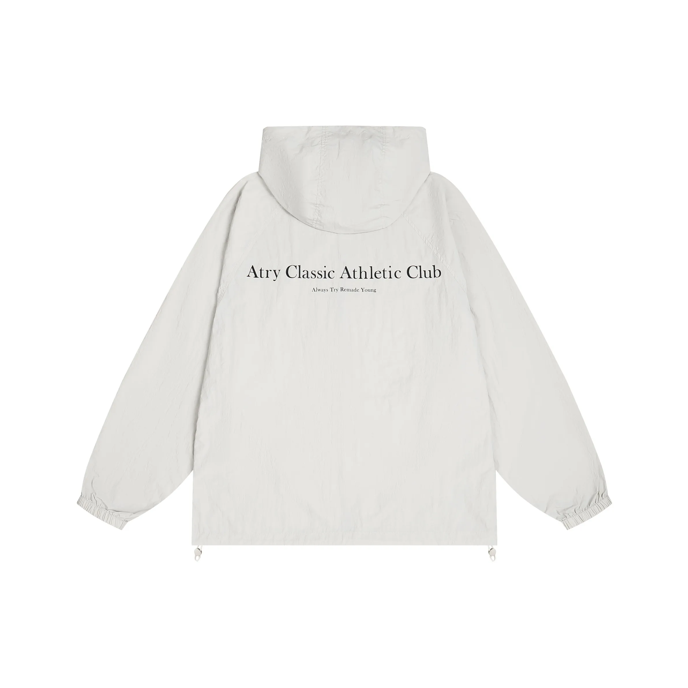 Atry Alphabet Slogan Series Breathable Quick Dry Sun Protection Clothing Unisex Ivory White